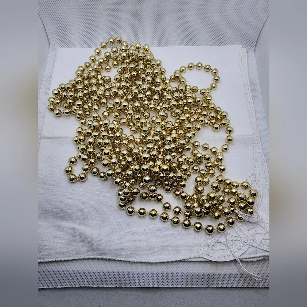 Beautiful Gold Beaded Garland - 17ft